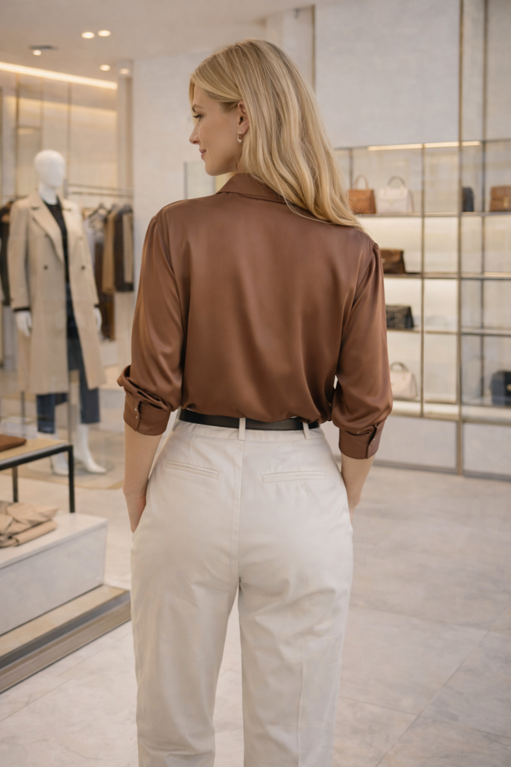 Κλασικό κομψό πουκάμισο